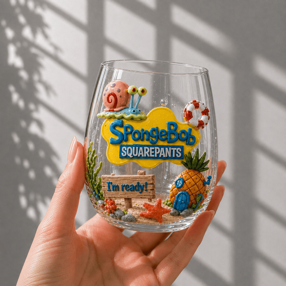 Premium SBSP Stemless Wine Glass Set TTTT